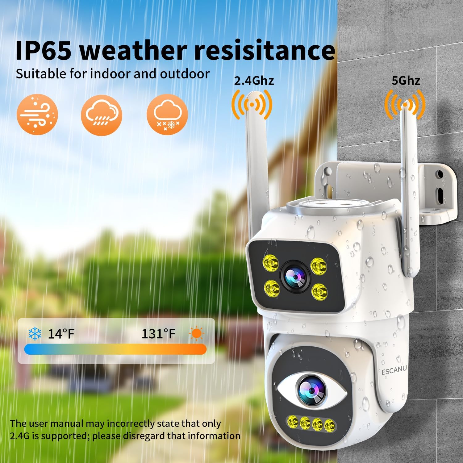 BD12-H(Dual Lens WiFi Security Camera)