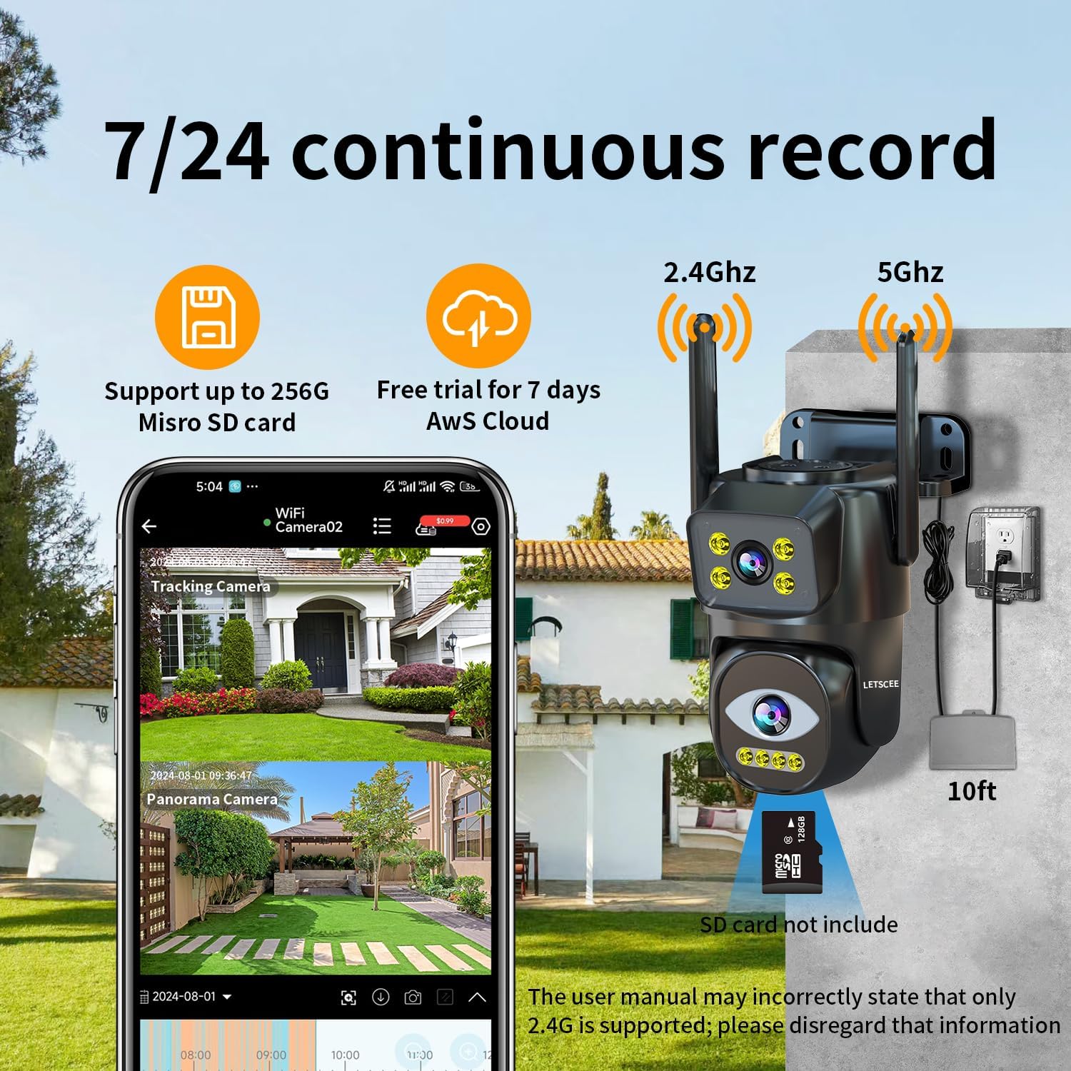 BD12-H(Dual Lens WiFi Security Camera)