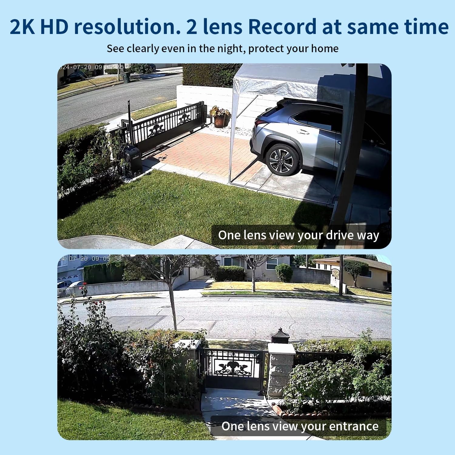 BD12-H(Dual Lens WiFi Security Camera)