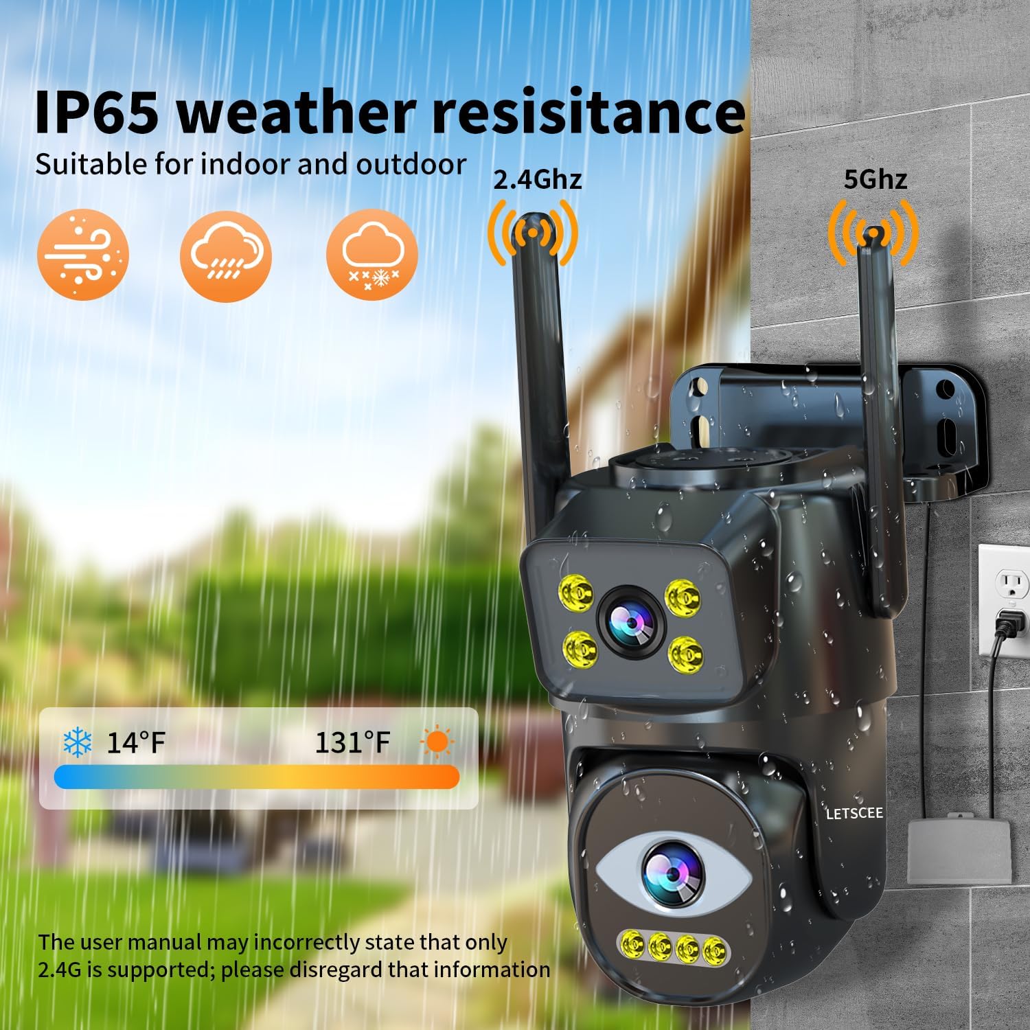 BD12-H(Dual Lens WiFi Security Camera)