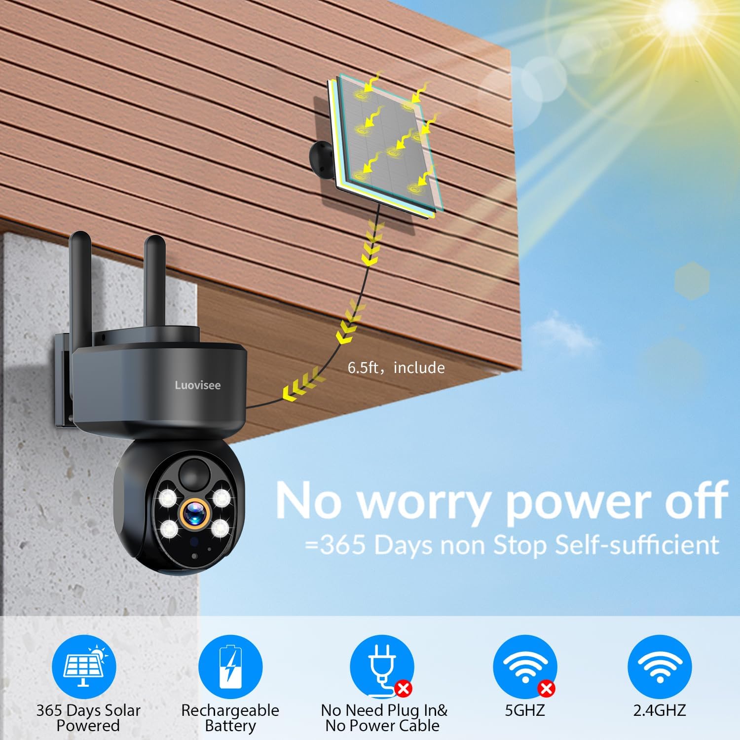 Q7H(Solar Security Camera Wireless Outdoor)