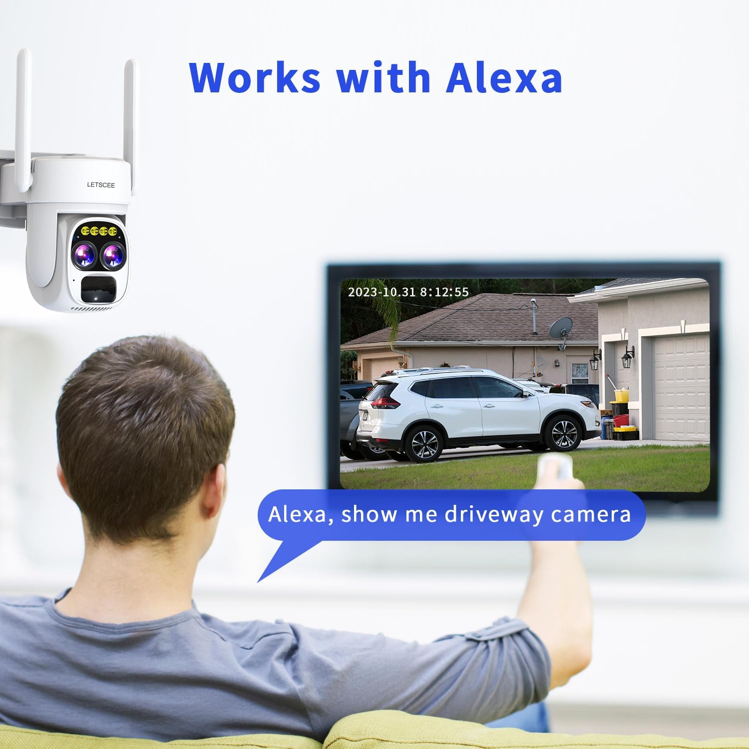 HMC1( Solar Hybrid Zoom Security Camera)