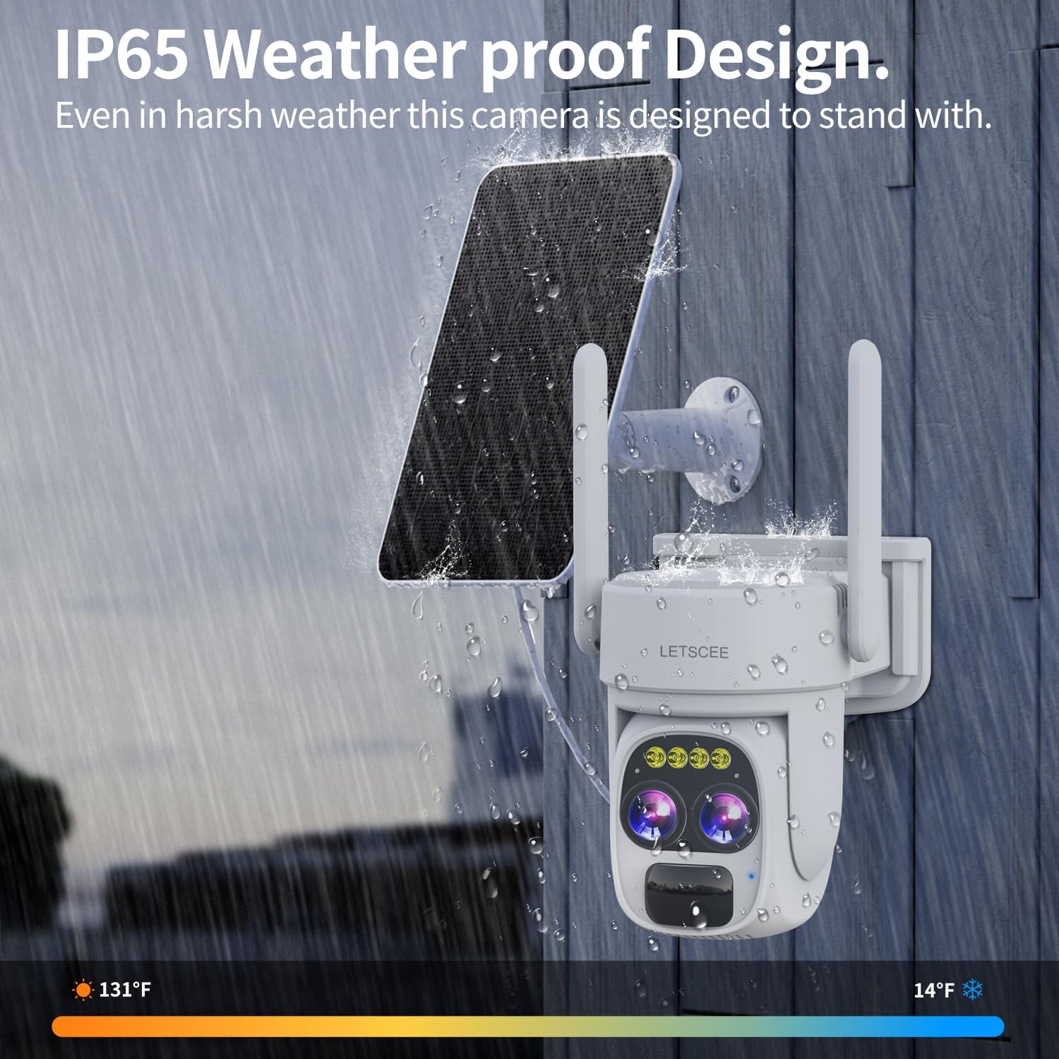 HMC1( Solar Hybrid Zoom Security Camera)